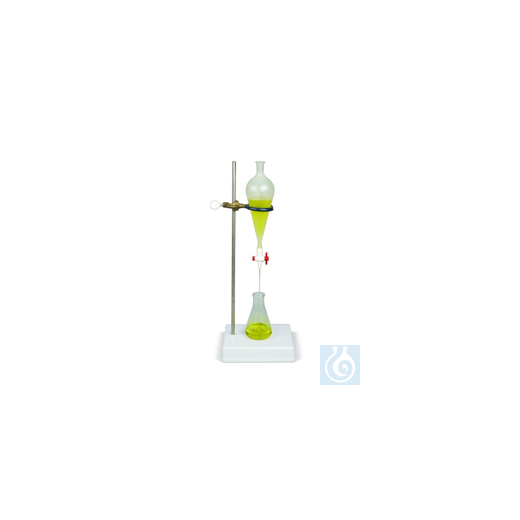 Bel-Art Polypropylene Compact Support Stand; 8¼ x 6¼ in. x 1¾ in. Base, 3/8 in