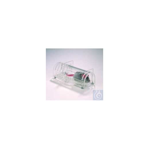 Bel-Art Universal Animal Restrainer for 150-300 Gram Rats and Hampsters; Acrylic