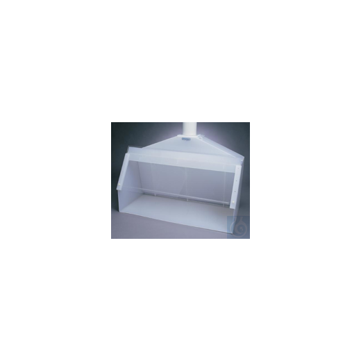 Bel-Art Fabricated Polypropylene Fume Hood with Acrylic Sash; 48 x 24 x 36 in.