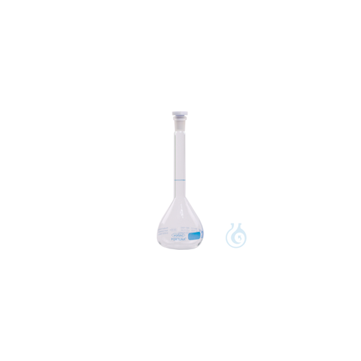 Volumetric flasks, clear glass, VOLAC FORTUNA, 500 ml, with standard ground joint 19/26, DE-M