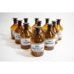 Apothekerflasche Braunglas Enghalsig NS19/26 inkl....
