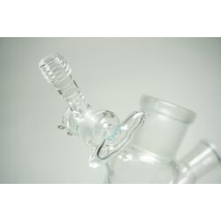 2 Hals Schlenkkolben Zweihals Auffangkolben Schlenk Stickstoffkolben GL14