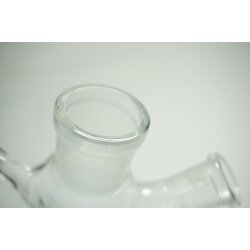 2 Hals Schlenkkolben Zweihals Auffangkolben Schlenk Stickstoffkolben GL14