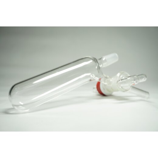 Auffangkolben NS14 nach Schlenk Stickstoffkolben Dreiweghahn mit Olivenanschluss