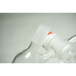 Auffangkolben NS14 nach Schlenk Stickstoffkolben Dreiweghahn mit Olivenanschluss