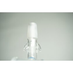 Vakuumvorstoß gebogen mit Hahn NS14 NS10 Kern NS14,5 Hahn