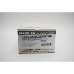 Cleartest Adenovirus / RSV / Influenza A + B, Kombitest