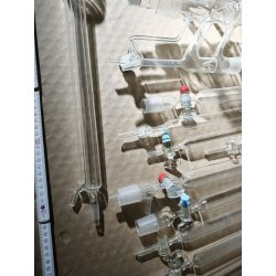 Laborkonvolut 094–Laborartikel Tropftricher Intensivkühler Sonderanfertigung