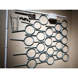 Laborkonvolut 100 -Stativmaterial Stativringe Stativring...