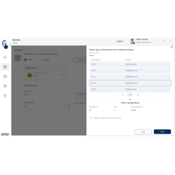 EasyTouch Density – Density determination function