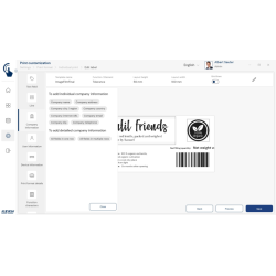 EasyTouch Individual Print - Customisable printouts
