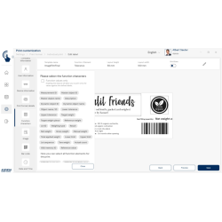 EasyTouch Individual Print - Customisable printouts