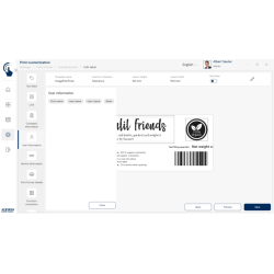 EasyTouch Individual Print - Customisable printouts