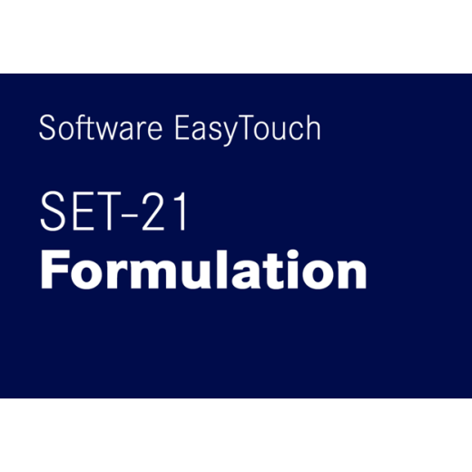 EasyTouch Formulation – Recipe/formulation function