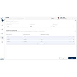 EasyTouch Quick Key – Quickly select master data objects on a user-specific basis