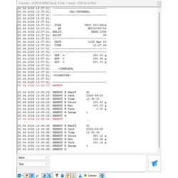 Flexible Aufzeichnung oder Übertragung von Messwerten, insbesondere auch nach Microsoft® Excel
