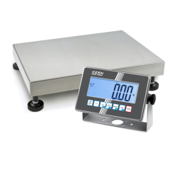 IoT Line platform scale with stainless steel indicator -...