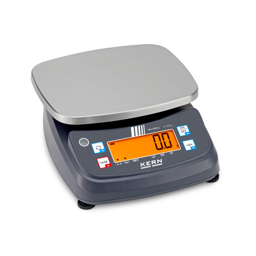 IP-protected Tischwaage - Weighing range: 6.000 g, Readability: 0,5 g