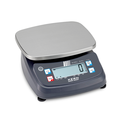 Bench scale - Weighing range: 6.000 g, Readability: 2 g
