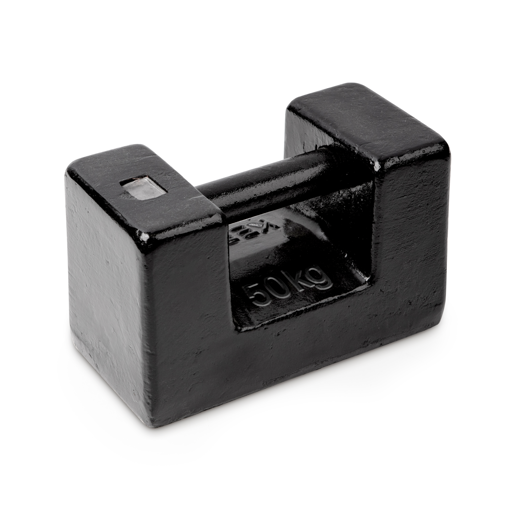 Einzelgewicht, OIML-Klasse M1, 50 kg, Block Eco, Gusseisen lackiert