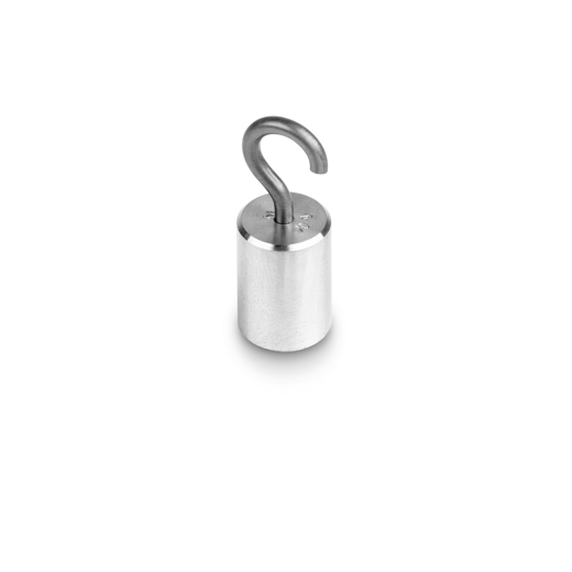 Single weight (Newton), 10 cN, hook weight, finely turned stainless steel