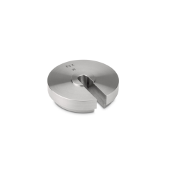 Single weight, OIML class M1, 2 kg, slotted weight (Type...
