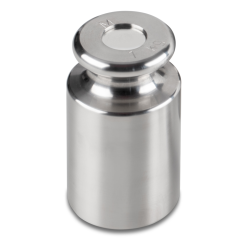 Single weight, OIML class M2, 1 kg, button, finely turned...