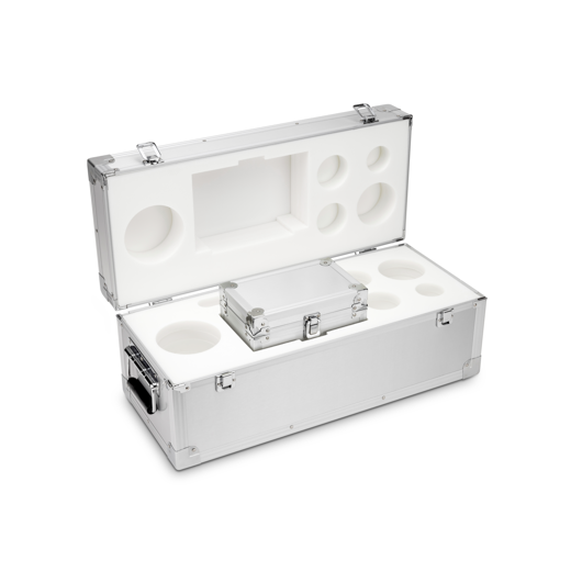 Aluminium-protected case for weight sets (button/compact, 1 g - 10 kg)
