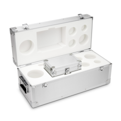 Aluminium-protected case for weight sets (button/compact,...
