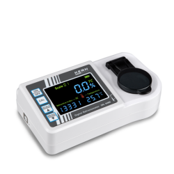 Digital refractometer with pre-installed scales for refractive index measurements, for the industry/automotive application field