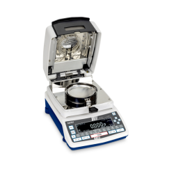 High-precision moisture analyser with a heating temperature of 250 °C