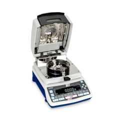 High-precision moisture analyser with a heating temperature of 250 °C