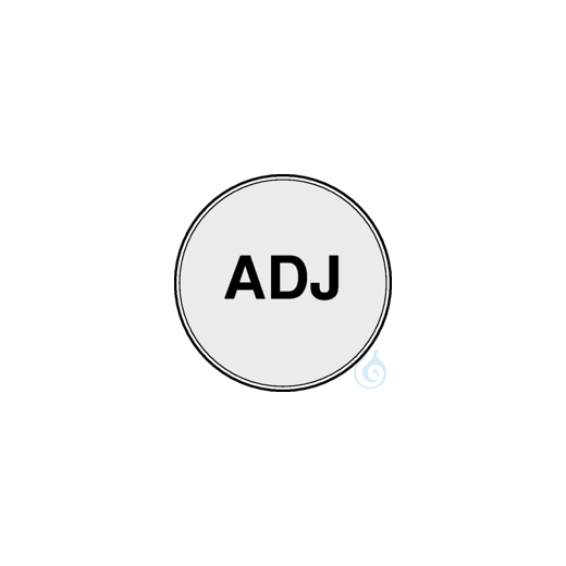 Reference 2 Red adjustment seal ADJ