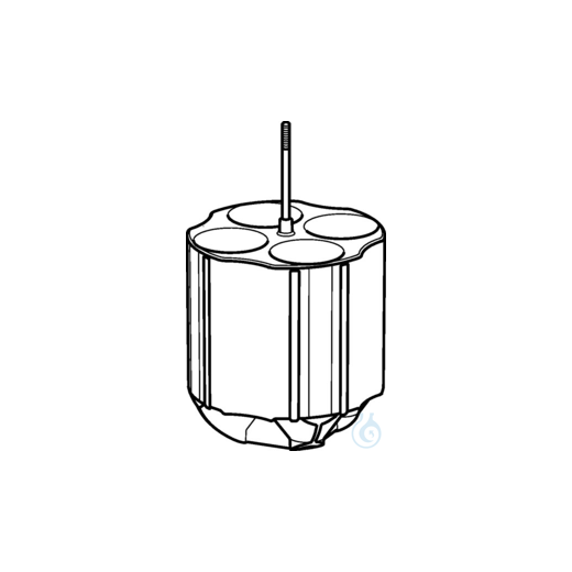 Adapter 50mL kon. Gefäße S-4x400, 2 St