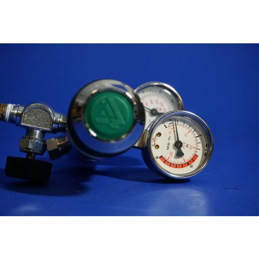 Flaschendruckminderer, Druckminderer, Pressure regulator, Methan, Labor, CH4