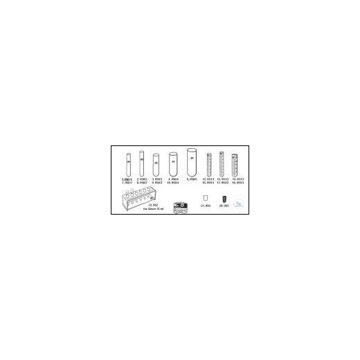 Centrifuge tubes cylindrical, round bottom, graduated 10 - 15 ml, AR-Glas® approx.
