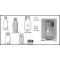 Enghals-Verpackungsflaschen mit Gewinde und Schraubverschluss Braunglas GL 1000
