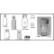 Wide neck jars with thread and screw cap clear glass GL 30 ml 32