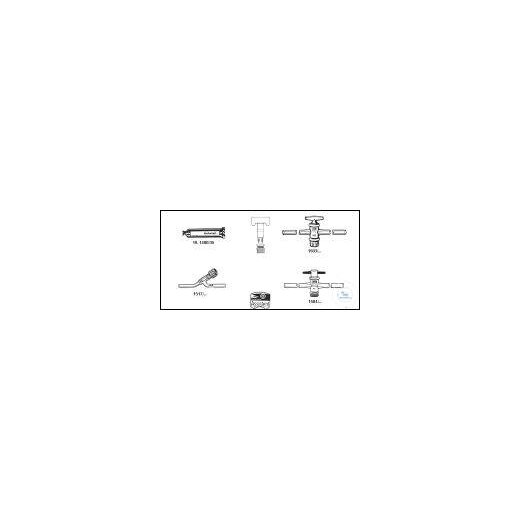 One-way stopcocks, borosilicate glass 3.3, DIN 12541 with NS-PTFE-plug Bore mm NS 18