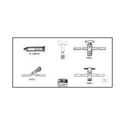 Einweghähne, Kalk-Soda-Glas mit NS-PTFE-Küken...