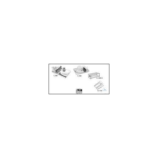 Attachment made of Plexiglas®, 3-fold, empty Old article number: 2002/2