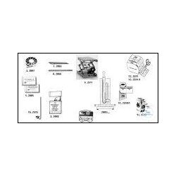 Aluminium laboratory jack, height adjustable from 6 - 25...