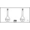 Volumetric flasks, borosilicate glass 3.3 conformity certified, without stopper ml