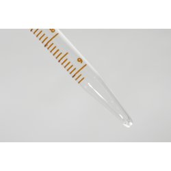 Safety graduated pipettes with ground-in suction bulb 10 ml : 0,1 Old