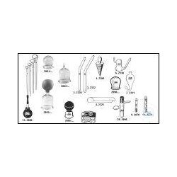 Cupping glasses, mouth blown, CE with olive and ball made...