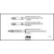 Dichte-Aräometer ohne Thermometer, ca. 30 cm lang, Teilung 0,001 g/cm³ 0,600 -