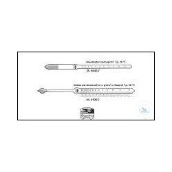 Density hydrometer, graduation 0.005 g/cm³ without...