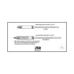 Baumé sugar tester, without thermometer, 0 - 50 :...