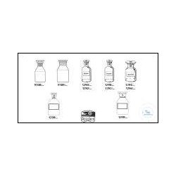 Narrow neck polypropylene bottles 500 ml NS 24/29 Old...