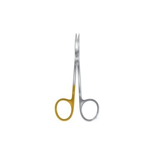 Special operating scissors with large handle rings, 115 mm, straight